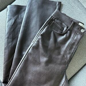 Aritzia Wilfred Melina Leather Pant